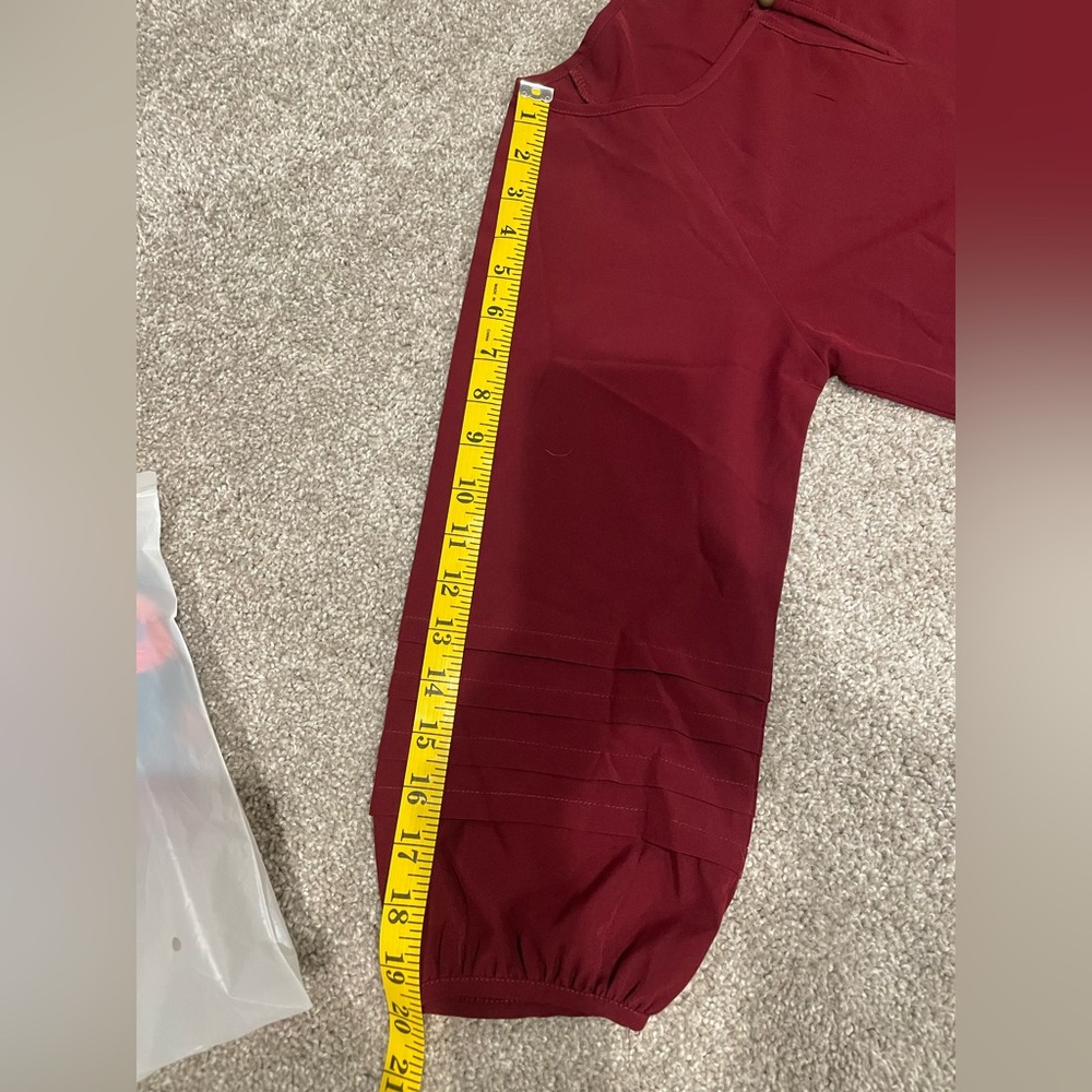 Xtaren Burgundy Red Dress - Picture 11 of 13